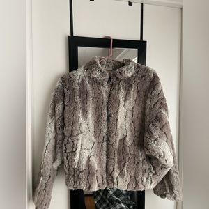 Olivaceous snakeprint bomber jacket size medium